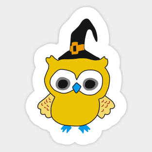 Owl with hat Sticker